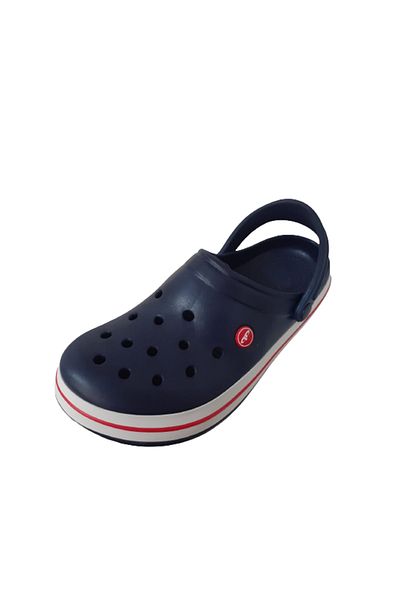 Akınal Bella Navy Blue Men's Medical Pool Beach Slippers Sandals