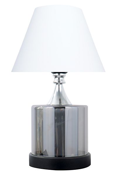 MINIMAL ETICARET VE BILGI TEKNOLOJILERI Lambent Smoked Cone Black Glass Lampshade