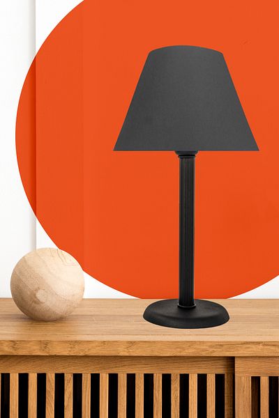 MINIMAL ETICARET VE BILGI TEKNOLOJILERI Line Andesite Black Cone Lampshade