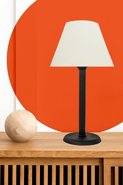 MINIMAL ETICARET VE BILGI TEKNOLOJILERI Line Andesite Black Cone Lampshade