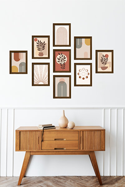 Artavessa 9 Parça Çerçeve Görünümlü Mdf Tablo Seti