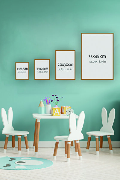 Artavessa 7 Parça Çerçeve Görünümlü Mdf Tablo Seti