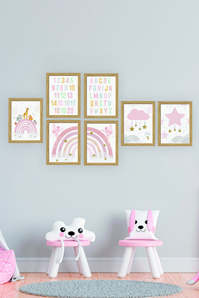 Artavessa طقم طاولة MDF مكون من 7 قطع