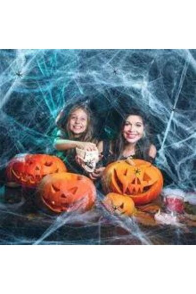 parti sürprizi Hallowen Cadılar Bayramı Beyaz Renk Örümcek Ağı