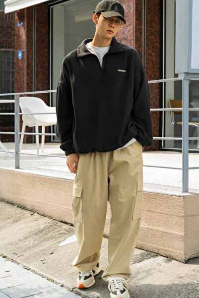 North London Ανδρικό φούτερ Polar Black Oversize