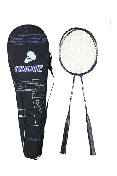 pekial CKSPOR Pro 606 Çantalı Badminton Seti 2 Adet Badminton Raketi 1 Adet B...
