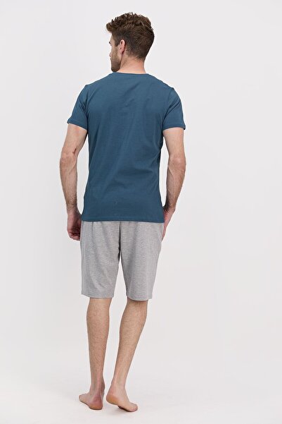 Arnetta Accept Petrol Blue Men's Bermuda Suit