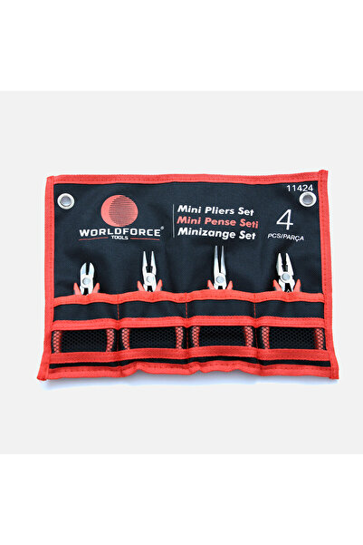 Worldforce Mini Pense Seti 4 Parça 11424