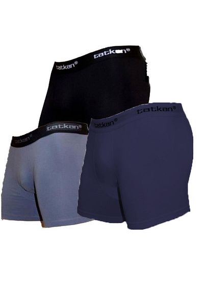 Hepsine Rakip Ανδρικά 3 τεμάχια Modal Lycra Boxers Plus Size Long Johns