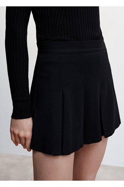 MANGO Woman Large Pleated Skirt