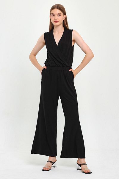 ALEXANDERGARDI KRUVAZE COLLAR SLEVELESS JUMPSUIT (B23-00141)