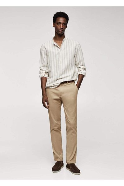 MANGO Man Slim Fit Serj Chino Trousers