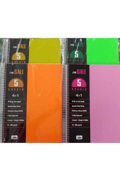 İpek 200 Yaprak 4+1 A4 Defter