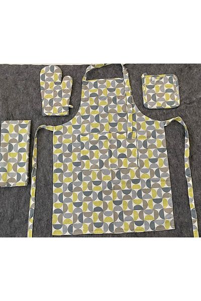 Mulberry Kitchen Apron Set 4 Pieces
