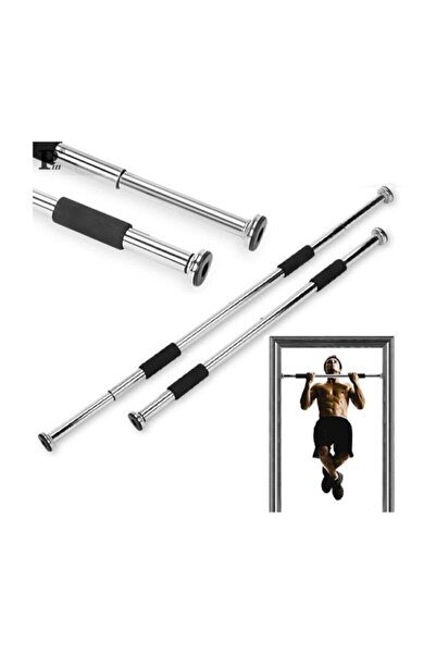 Genel Markalar Ayarlanabilir Kapı Barfiks Barı 60-100cm, Beyaz, Çok Fonksiyonlu Spor Aleti