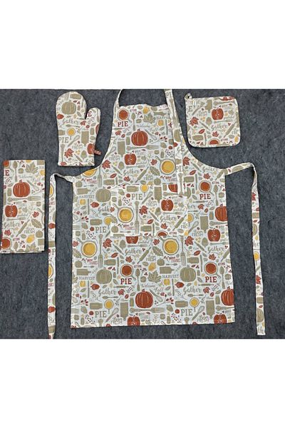 Mulberry Kitchen Apron Set 4 Pieces