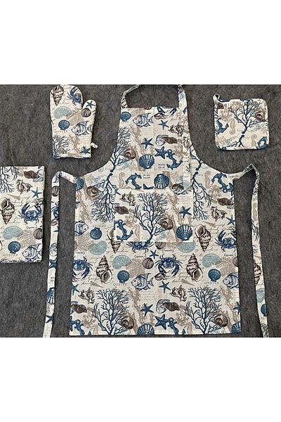 Mulberry Kitchen Apron Set 4 Pieces