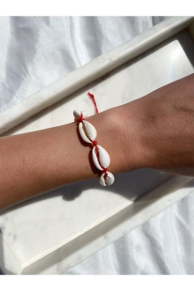 Major Butik Seashell Single Row Tied Bracelet Anklet