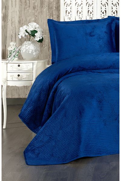 by ballı biocotton Комплект двойно покривало за легло Micromink Velvet (240X260, 50X70)