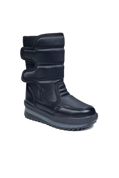 AlbiShoes Χειμερινές παιδικές μπότες χιονιού για κορίτσια, αδιάβροχη ζεστή επένδυση Velcro, αντιολισθητική σόλα