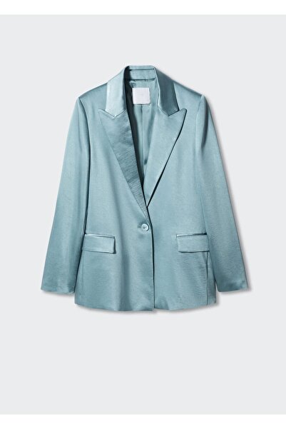 MANGO Woman Saten Blazer Ceket