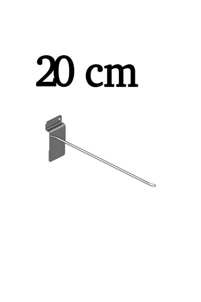 GRİDEKOR 10 komada kuka za daske sa kanalima od 25 cm - dodaci i kuke za naki...
