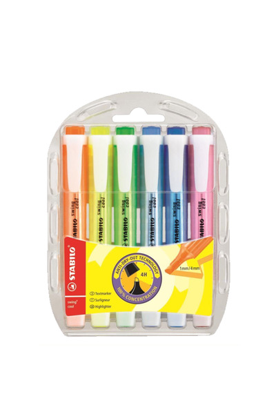 Stabilo هايلايتر سوينغ كول 6 ألوان 275/6