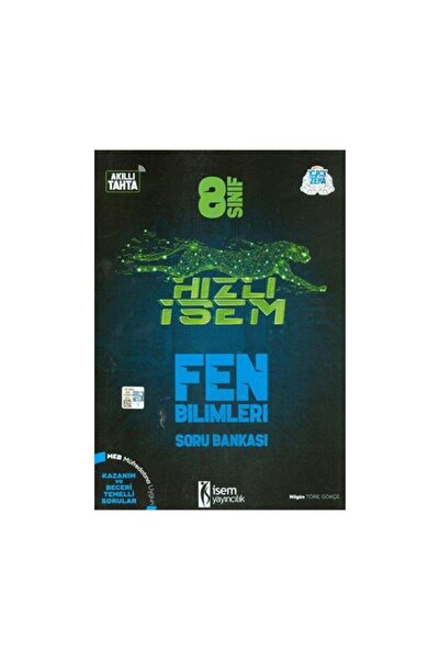 İsem Kitap 8 Sınıf Hızlı Isem Fen Bilimleri Soru Bankası Isem Yayıncılık