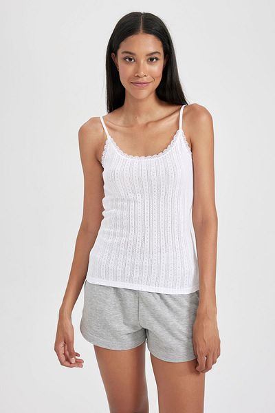 DeFacto Fall In Love Regular Fit Baumwoll-Unterhemd A9746ax23au