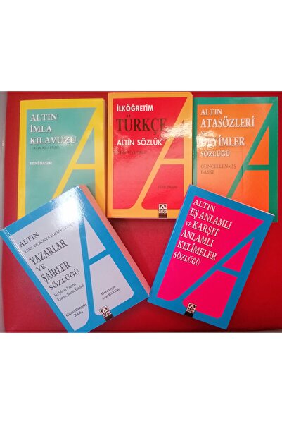 Altın Kitaplar altın sözlük seti-5 li