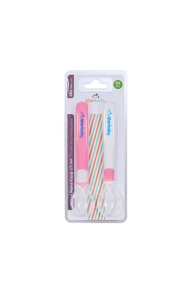 Star Baby Silicone Feeding Spoon Set of 2