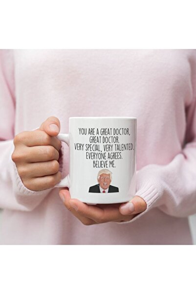 BEXDORE İngilizce Doktor Kahve Bardağı, Doktor Hediyesi, Tıp Kupası, Havalı K...