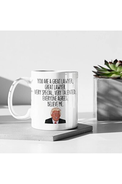 BEXDORE İngilizce Avukat Hediye, Trump tasarımlı Avukat Kupa, Avukat Kupa Bar...