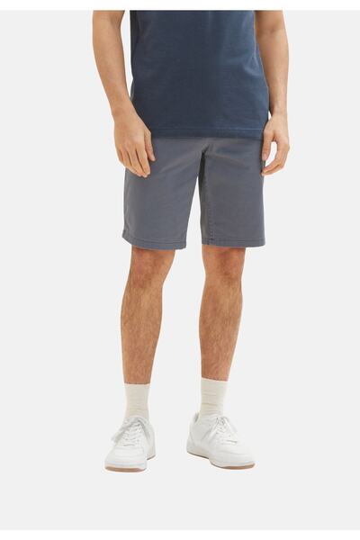 Tom Tailor Chino-Shorts, kurze Hose mit Eingrifftaschen, Slim Fit