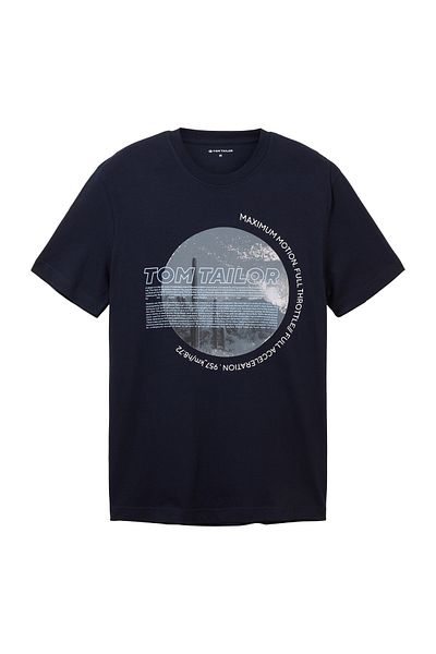 Tom Tailor Foto Baskılı T-Shirt Kurzarmshirt