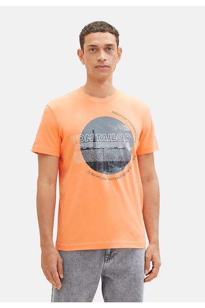 Tom Tailor Foto Baskılı T-Shirt Kurzarmshirt