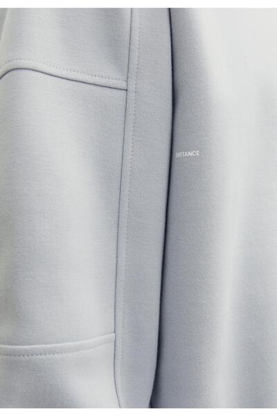 Jack & Jones Pullover-Sweatshirt mit Rundhalsausschnitt, Rippbündchen und Ärmel-Tasche