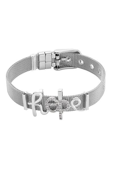 Heideman Mesh Armkette Für Frauen Mesh Armband Hope Rose Goldfarben Modisch
