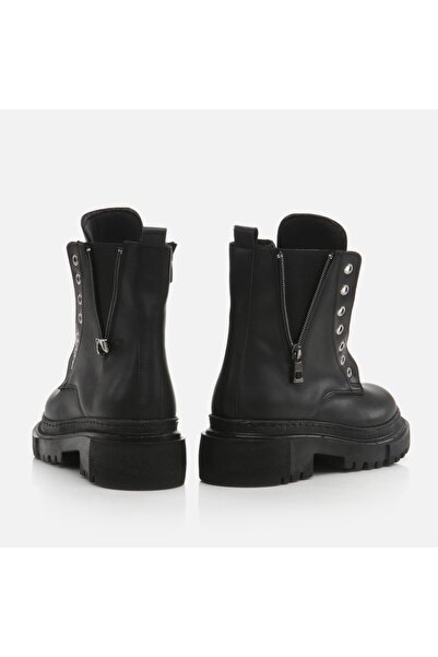 Yaya by Hotiç Dámské černé kozačky a kozačky 01BOY251160A100