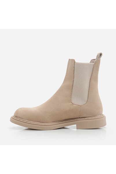 Yaya by Hotiç Béžové dámské kozačky a kozačky 01BOY256190A310