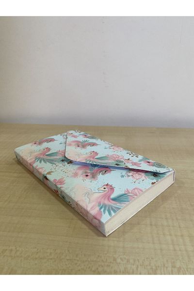 4nio Pink Unicorn Letter Notebook