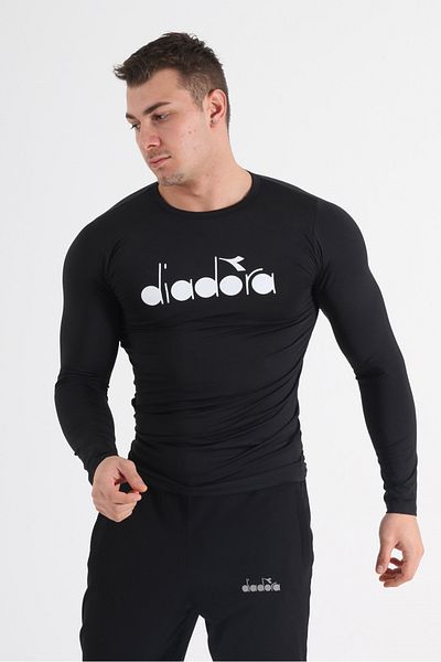 Diadora Мъжко бельо с дълъг ръкав, черно Solobentsrt