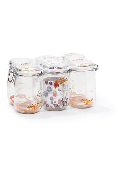 Le Parfait Super Glass Jar 1L (6 Pieces)