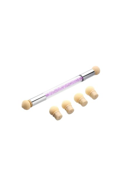 MOJO Tırnak Fırçası Süngeri Nail Art Için Ombre Airpufing Yedek Uçlu