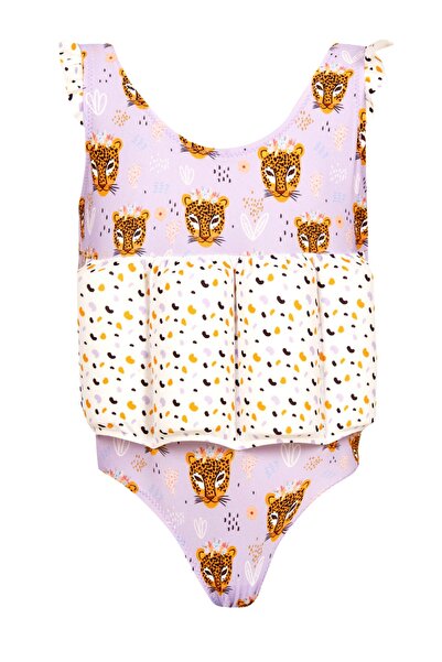 Verte Vallée Leopar Temalı Yüzme Öğretici Mayo