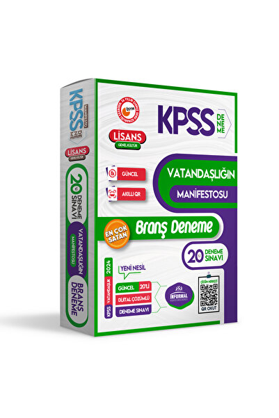 İnformal Yayınları 2025 Kpss Vatandaşlığın Manifestosu Dijital Çözümlü 20li B...