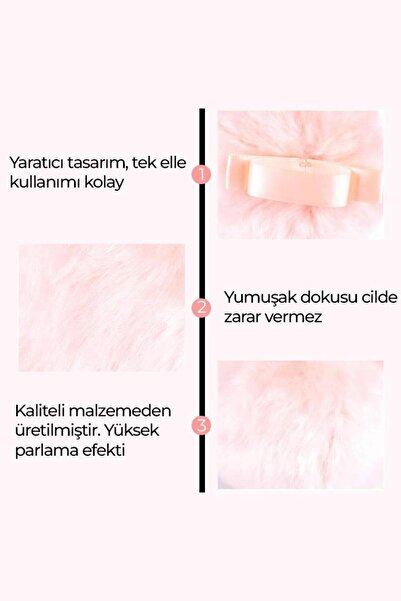 IMAN OF NOBLE Peluş Yuvarlak Pudra Süngeri Pembe