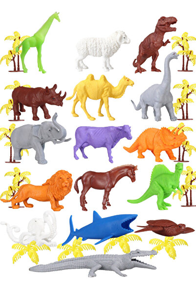 Toyaş Toy Play 28 Parça Büyük Hayvanlar Alemi Figür Seti SKU720-713-706-690