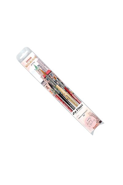 Da Vinci Urban WaterColor Journey Sulu Boya Fırça Seti 4'lü