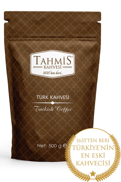 Tahmis Türk Kahvesi Orta Kavrulmuş 500 Gr Doypack Paket - 1635'ten beri